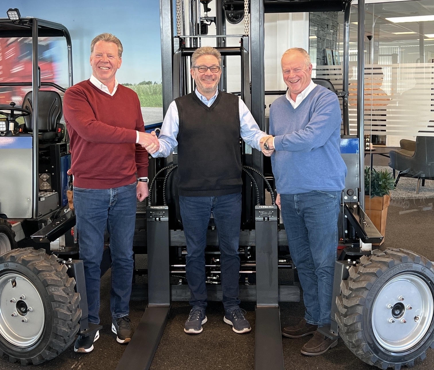 Terberg Kinglifter bezoekt A/S N.P. trucks in Denemarken
