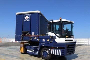 CLdN neemt eerste elektrische Terberg 4x4 RoRo......